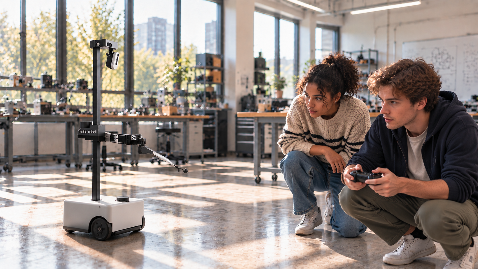 Sunlit robotics lab